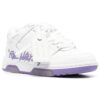 Off-White Out Of Office For Walking Low-Tops «White Purple»