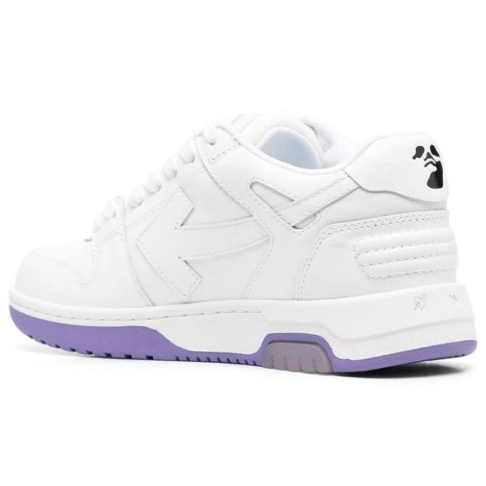 Off-White Out Of Office For Walking Low-Tops «White Purple»