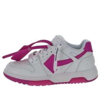 Off-White Out Of Office kalveskinn «White Purple»