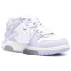 Off-White Out Of Office kalveskinnsneaker «Purple White»