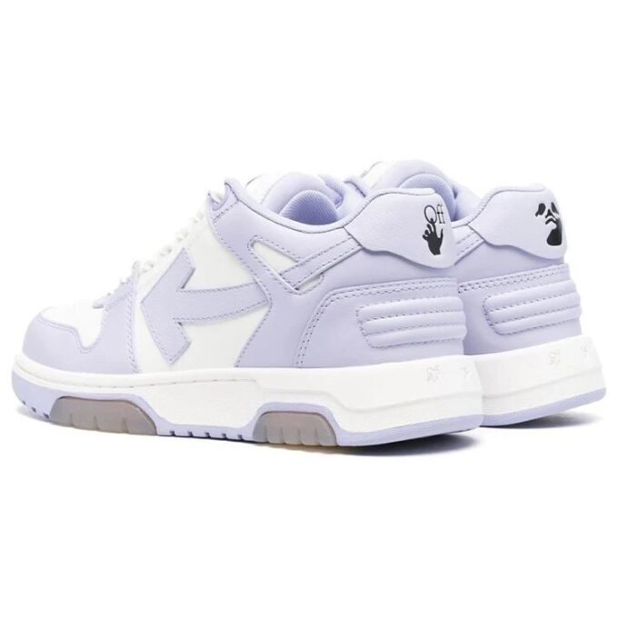 Off-White Out Of Office kalveskinnsneaker «Purple White»