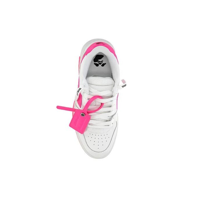 Off-White Out Of Office kalveskinnsneaker «White Red»