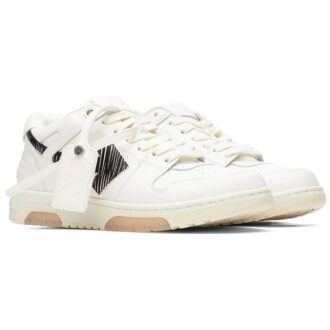 OFF-WHITE Out Of Office lav Sneaker svart