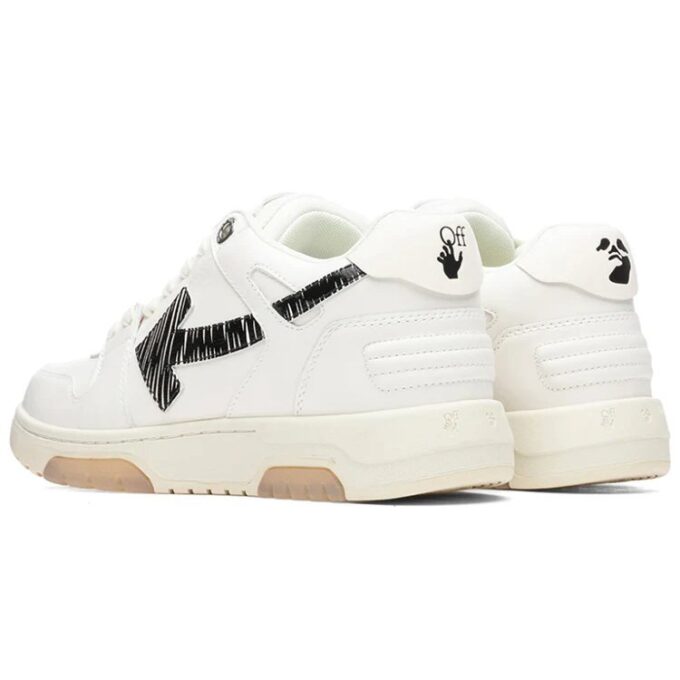OFF-WHITE Out Of Office lav Sneaker svart