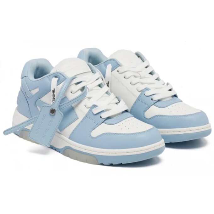 Off-White Out Of Office lave sko blå/hvit