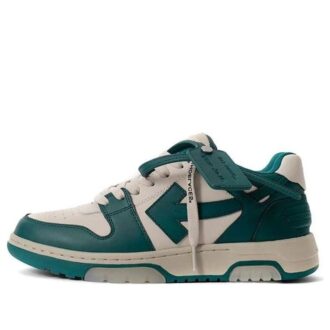 Off-White Out Of Office lave sneakers grønn/hvit