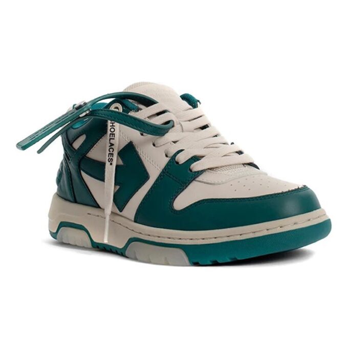 Off-White Out Of Office lave sneakers grønn/hvit