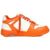 Off-White Out Of Office lave sneakers hvit/oransje
