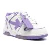 Off-White Out Of Office lavt skinnsneaker «Lilla hvit»