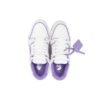 Off-White Out Of Office lavt skinnsneaker «Lilla hvit»
