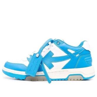 Off-White Out Of Office lavt sneaker «Blå Hvit»