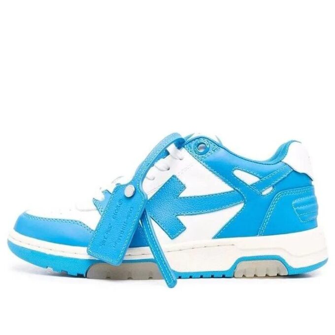 Off-White Out Of Office lavt sneaker «Blå Hvit»