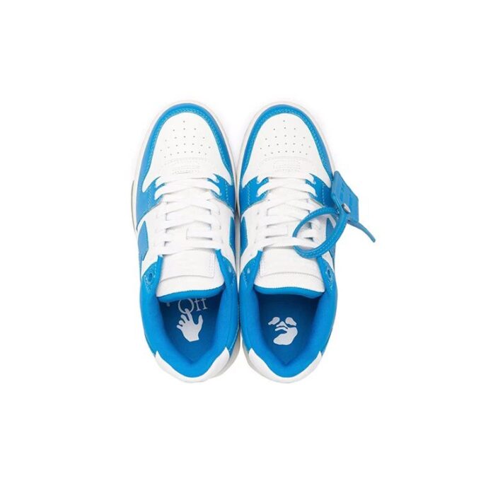 Off-White Out Of Office lavt sneaker «Blå Hvit»