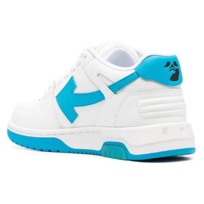 Off-White Out Of Office lavt sneaker «Blå Hvit»