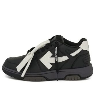 Off-White Out Of Office lavt sneaker «Black White»