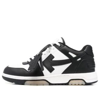 Off-White Out Of Office lavt sneaker «Black White»