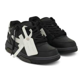 Off-White Out Of Office lavt sneaker «Black White»