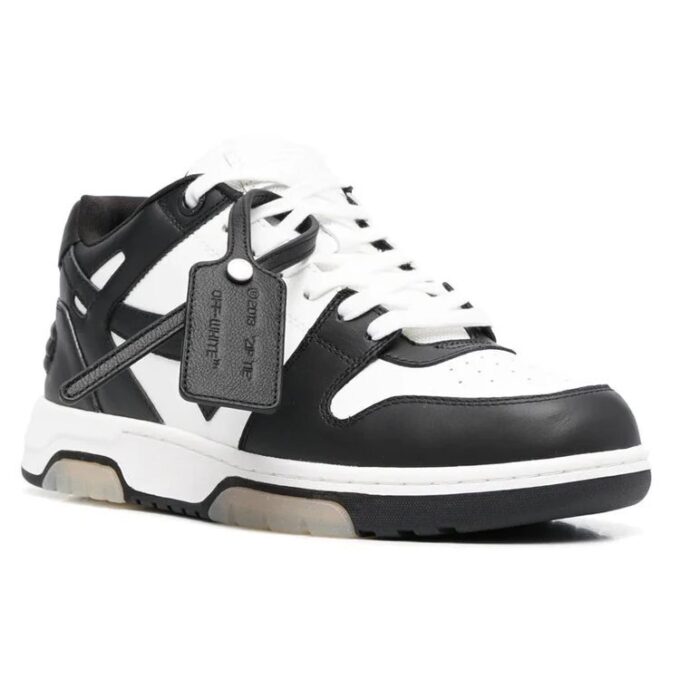 Off-White Out Of Office lavt sneaker «Black White»
