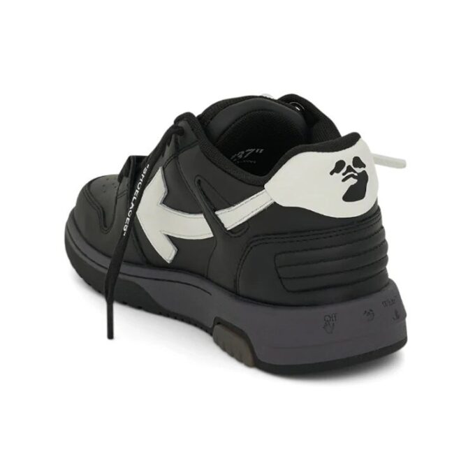 Off-White Out Of Office lavt sneaker «Black White»
