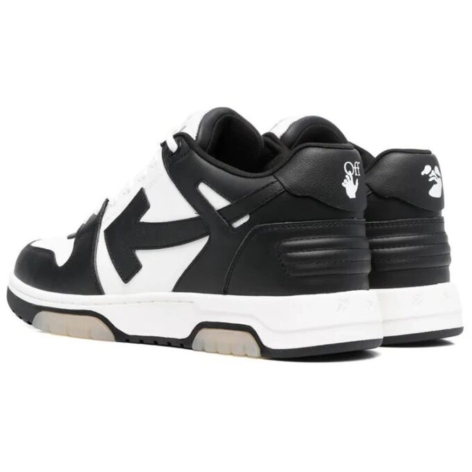 Off-White Out Of Office lavt sneaker «Black White»