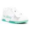 Off-White Out Of Office lavt sneaker for gåturer «Hvit Grønn»