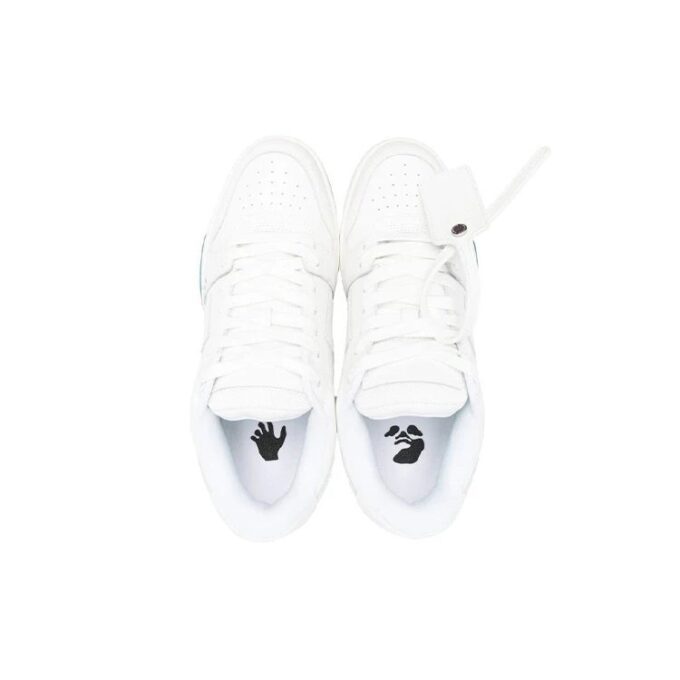Off-White Out Of Office lavt sneaker for gåturer «Hvit Grønn»