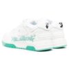 Off-White Out Of Office lavt sneaker for gåturer «Hvit Grønn»