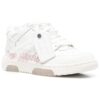 Off-White Out Of Office lavt sneaker for gåturer «White Pink»