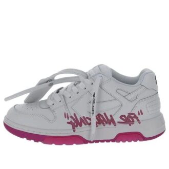 Off-White Out Of Office lavt sneaker for gåturer «White Purple»