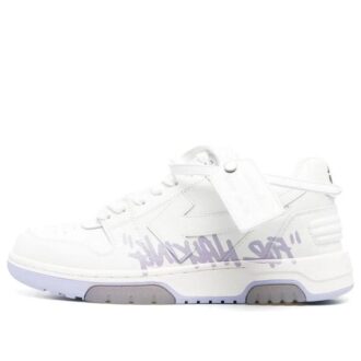 Off-White Out Of Office lavt sneaker for gåturer «White Purple»