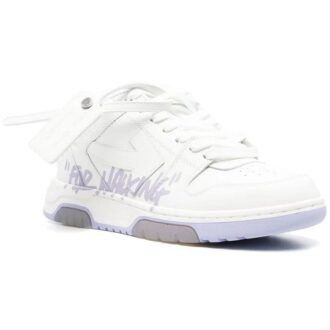Off-White Out Of Office lavt sneaker for gåturer «White Purple»
