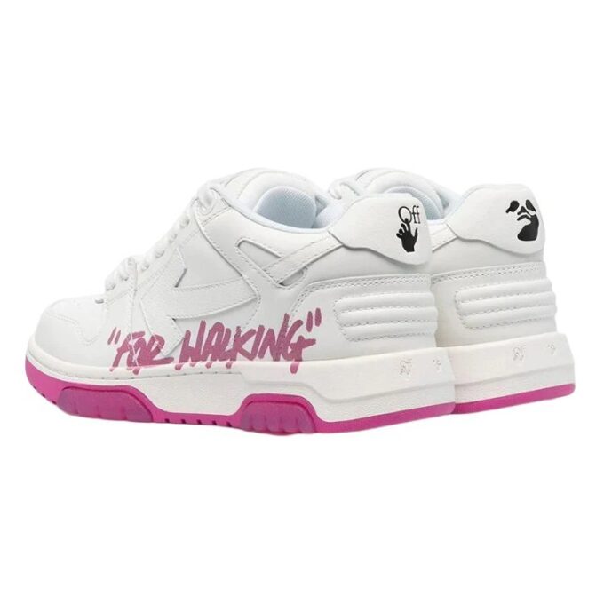 Off-White Out Of Office lavt sneaker for gåturer «White Purple»