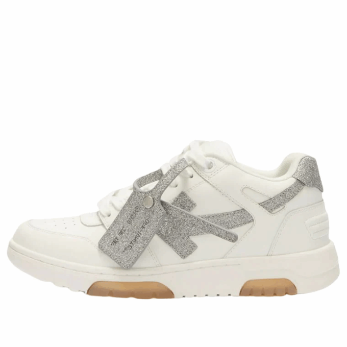 Off-White Out Of Office lavt sneaker «Gråhvit»