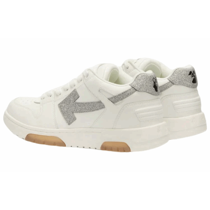 Off-White Out Of Office lavt sneaker «Gråhvit»