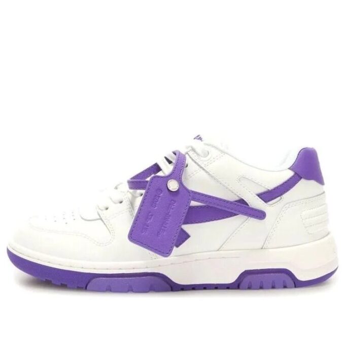 Off-White Out Of Office lavt sneaker «Lilla Hvit»