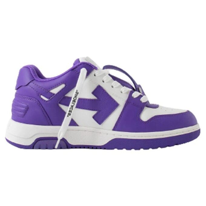 Off-White Out Of Office lavt sneaker «Lilla Hvit»