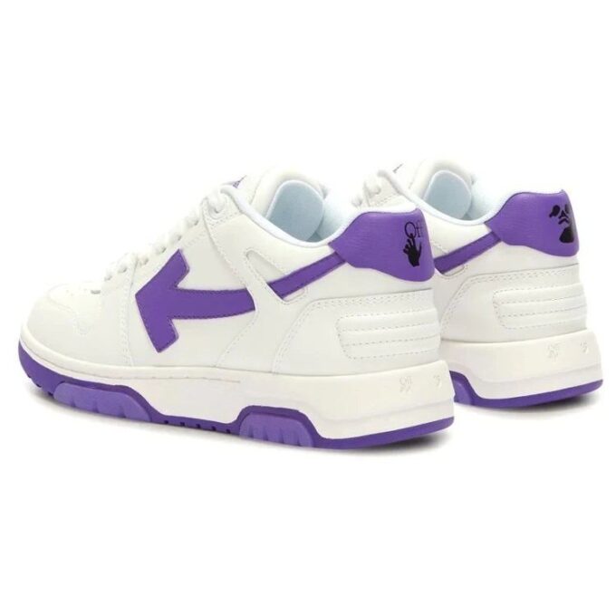 Off-White Out Of Office lavt sneaker «Lilla Hvit»