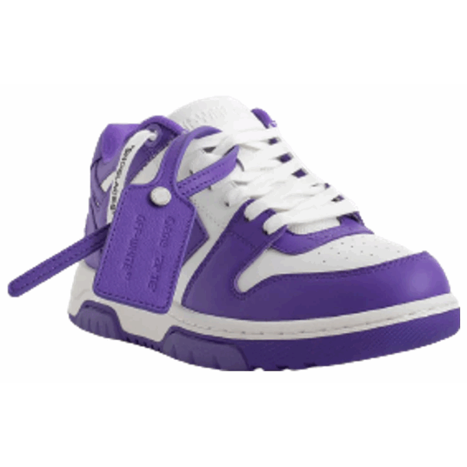 Off-White Out Of Office lavt sneaker «Lilla Hvit»