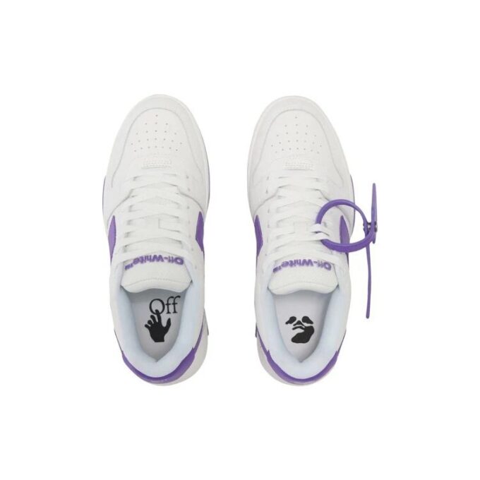 Off-White Out Of Office lavt sneaker «Lilla Hvit»