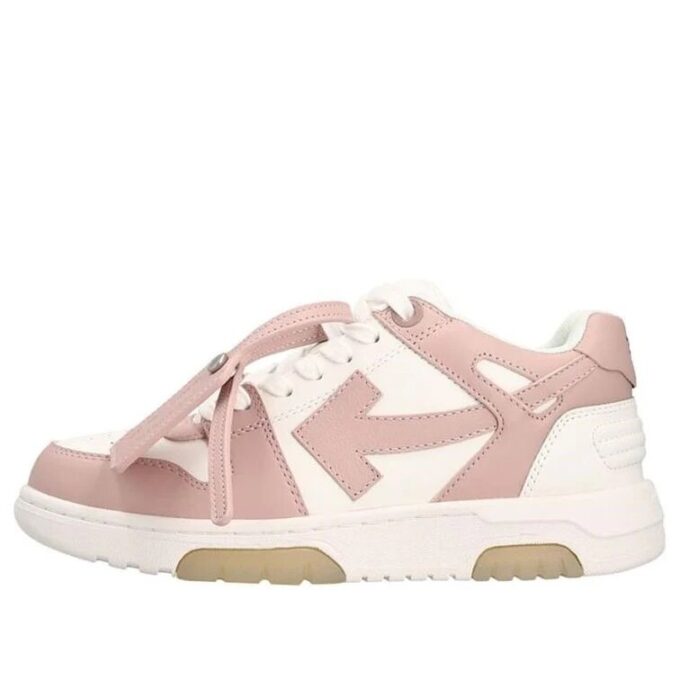 Off-White Out Of Office lavt sneaker «Pink White»
