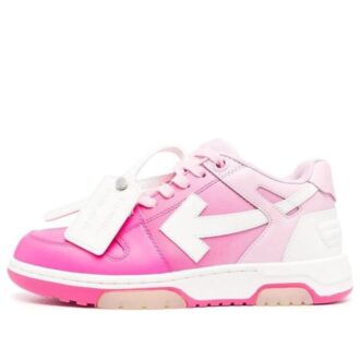Off-White Out Of Office lavt sneaker «Pink White»