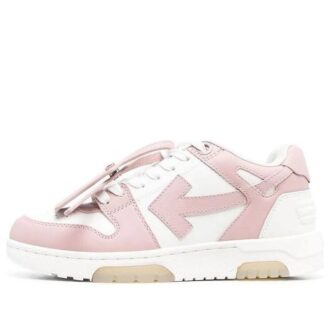 Off-White Out Of Office lavt sneaker «Pink White»
