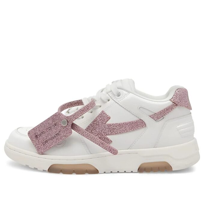 Off-White Out Of Office lavt sneaker «Pink White»