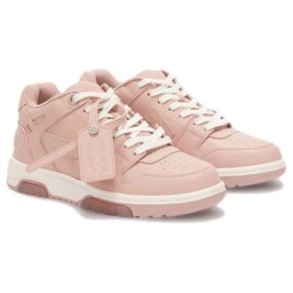 Off-White Out Of Office lavt sneaker «Pink White»