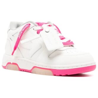 Off-White Out Of Office lavt sneaker «Pink White»