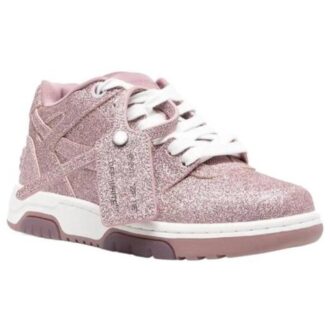 Off-White Out Of Office lavt sneaker «Pink White»