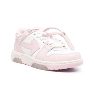 Off-White Out Of Office lavt sneaker «Pink White»