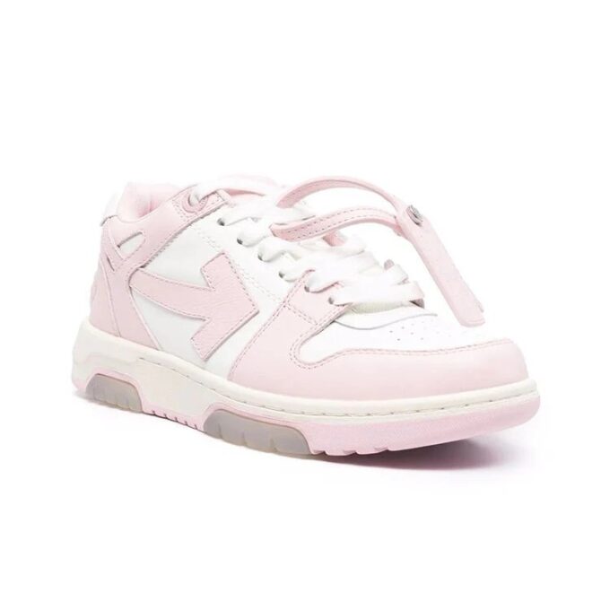 Off-White Out Of Office lavt sneaker «Pink White»