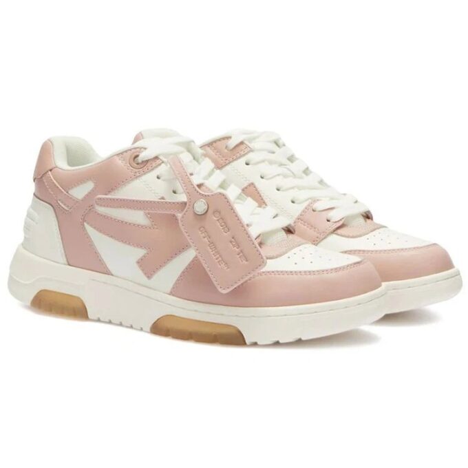 Off-White Out Of Office lavt sneaker «Pink White»