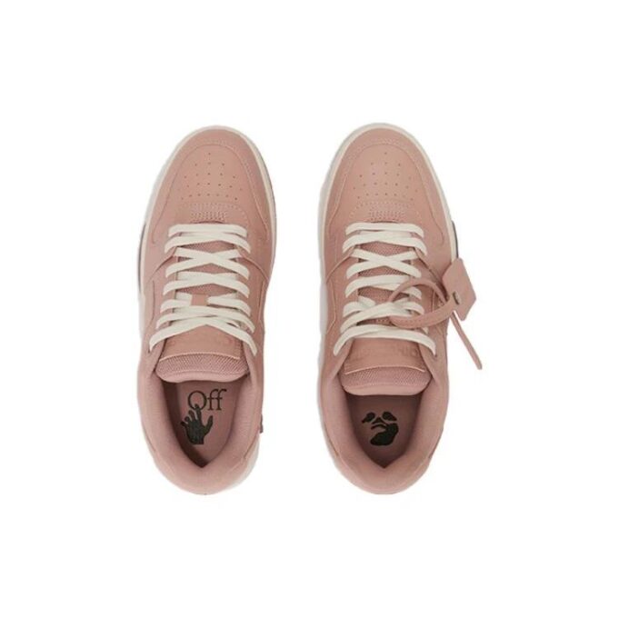Off-White Out Of Office lavt sneaker «Pink White»